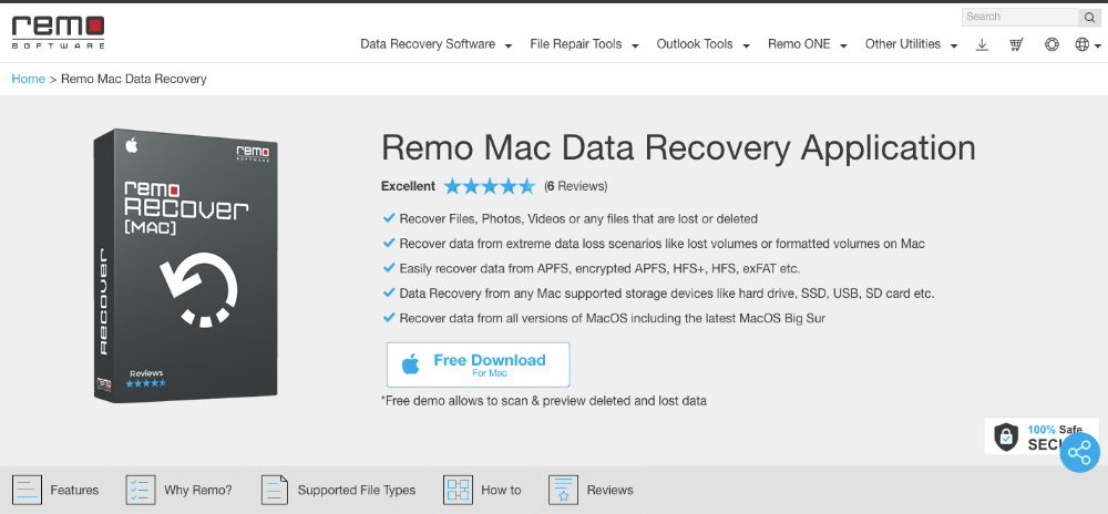 remo mac data recovery tool
