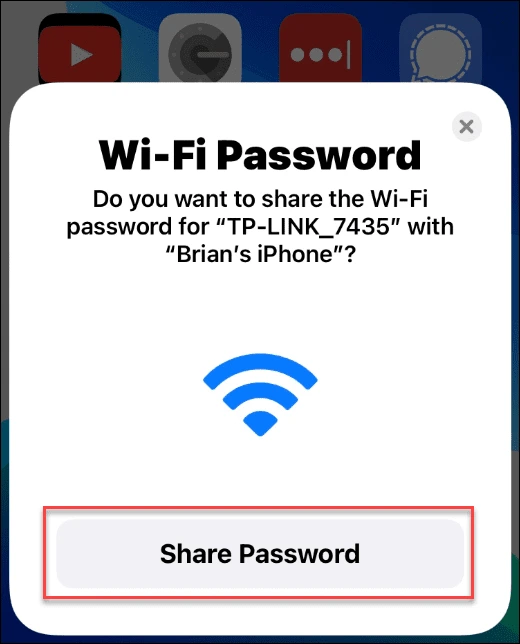 share password