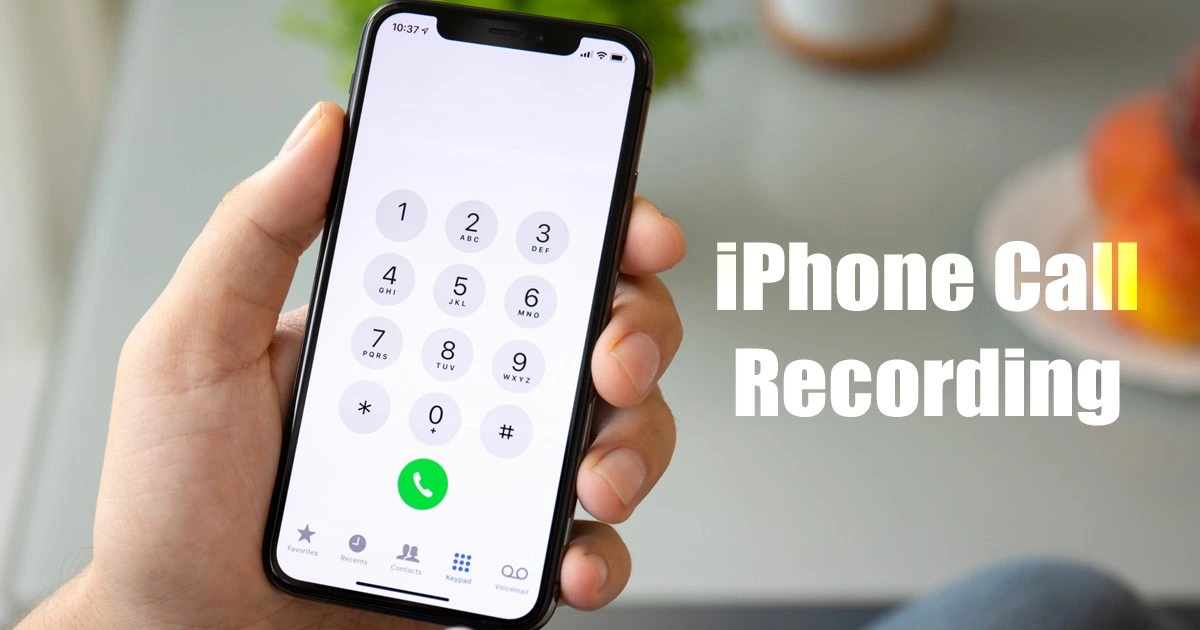 iPhone call recording
