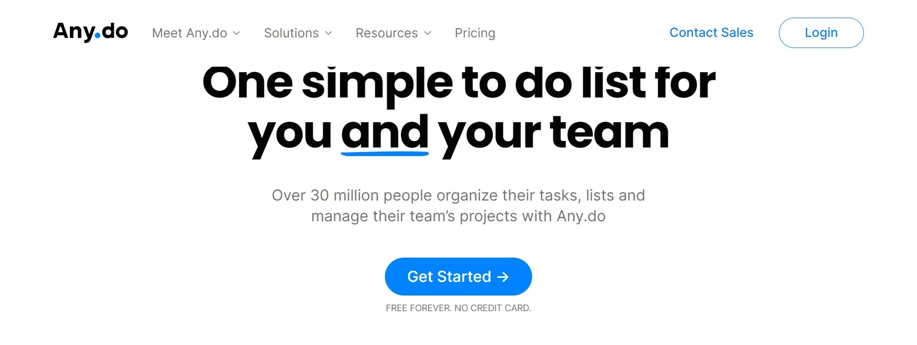 Any.do allows you to create tasks, set reminders, and collaborate with others