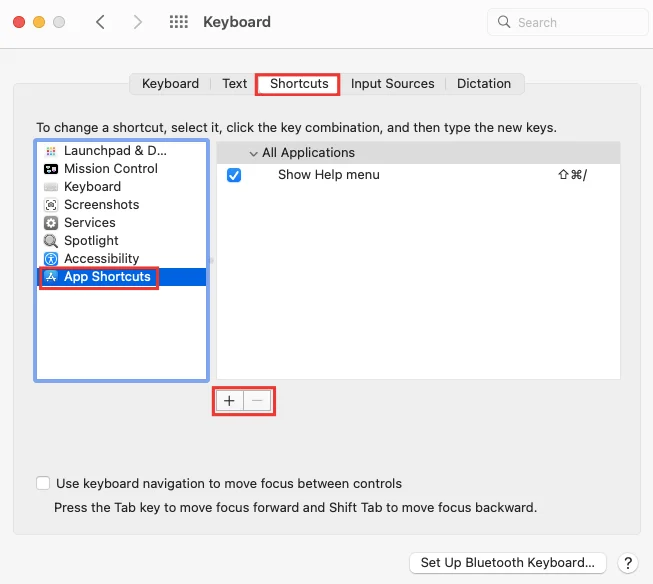 Mac Shortcuts Customization Steps